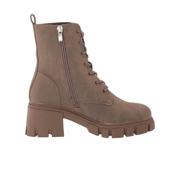 Dirty Laundry by Chinese Laundry Women's NEWZ Combat Boot, Taupe - Picture 2 of 7